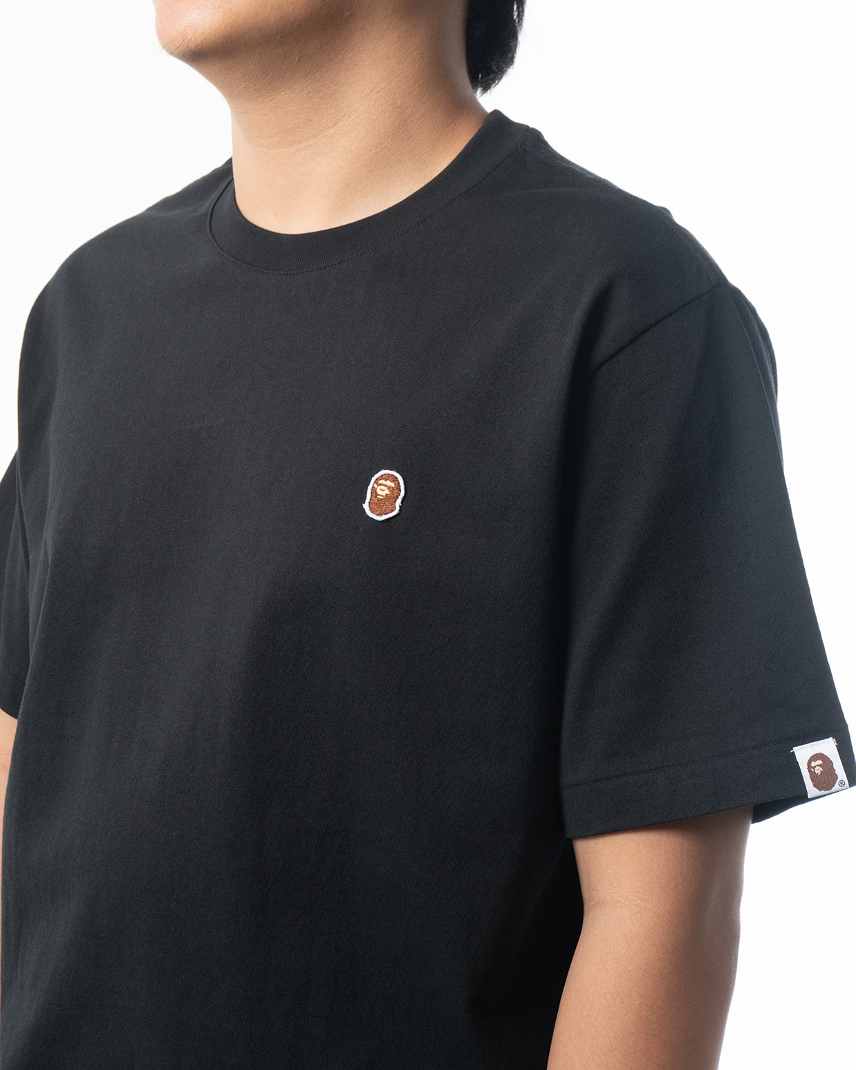 A Bathing Ape Small Logo T-Shirt Black - 63034