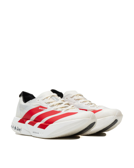 Adidas Adizero Adios Pro 4 Off White Better Scarlet