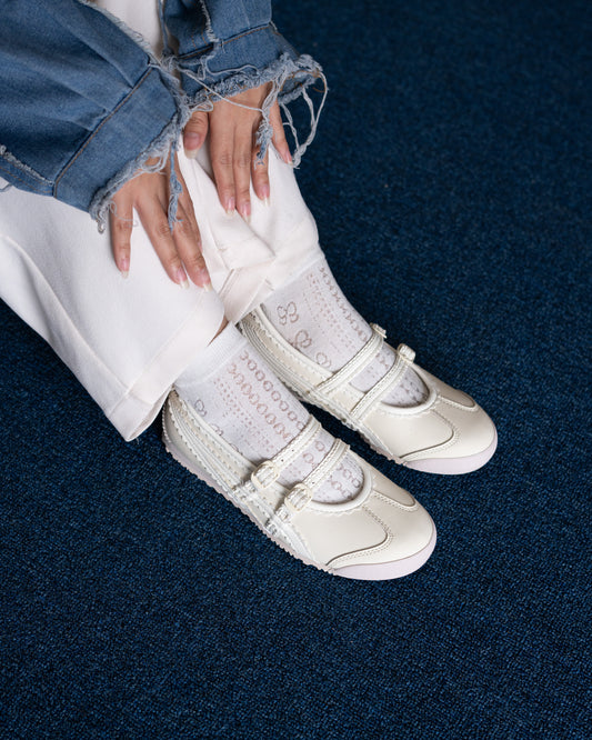 Sepatu Wanita Onitsuka Tiger Mexico Tigress Ivory Cream