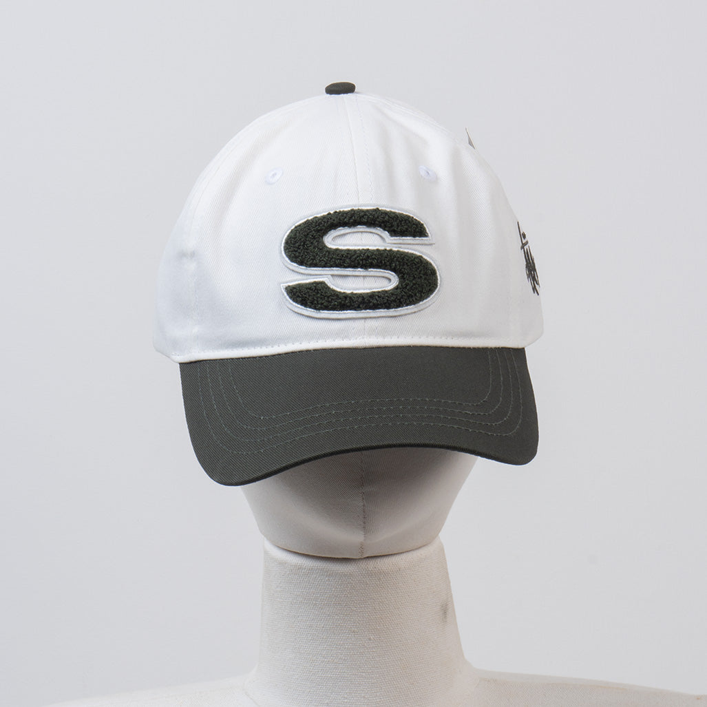 Topi Casual Low Pro Cap Casual  Stussy Chenille S Low Pro Cap White/Green