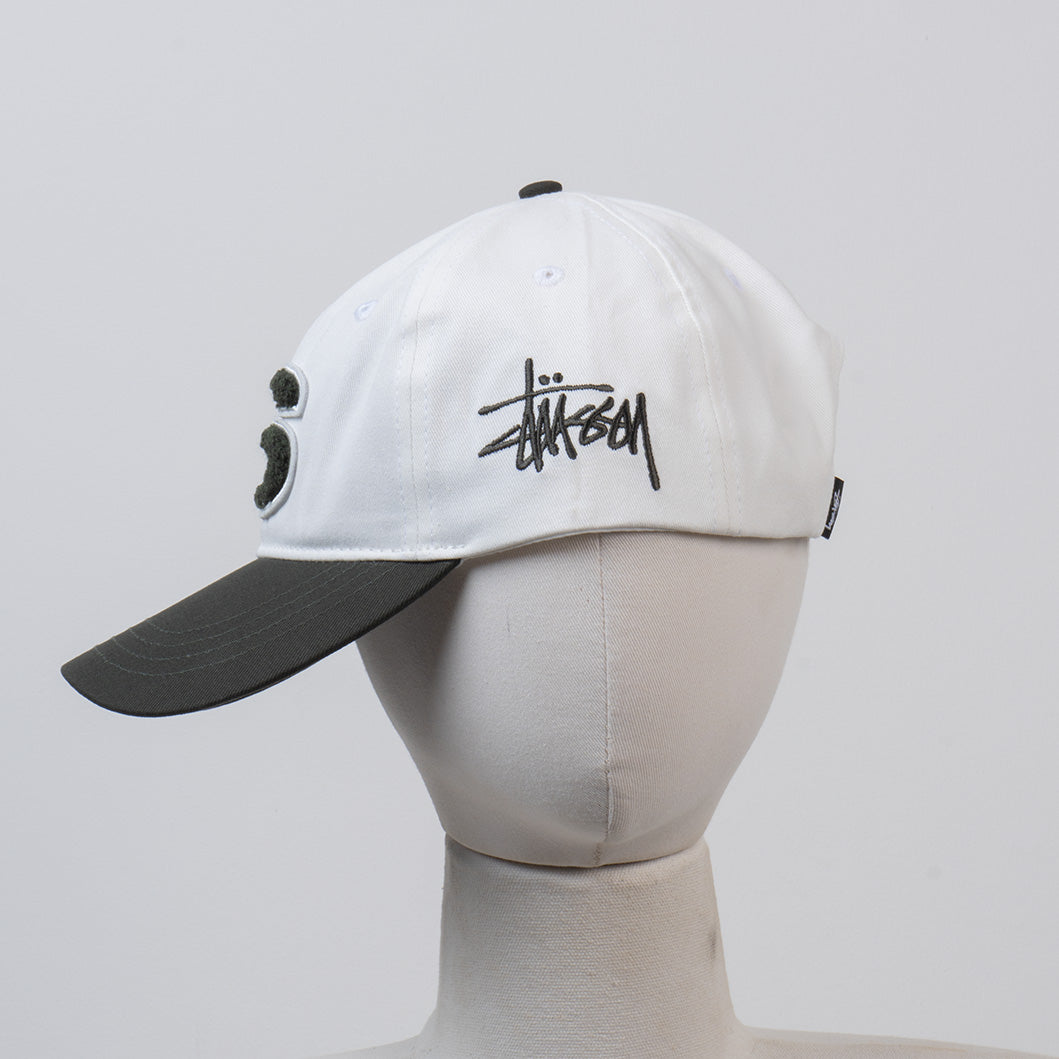 Topi Casual Low Pro Cap Casual  Stussy Chenille S Low Pro Cap White/Green