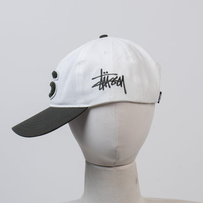 Topi Casual Low Pro Cap Casual  Stussy Chenille S Low Pro Cap White/Green