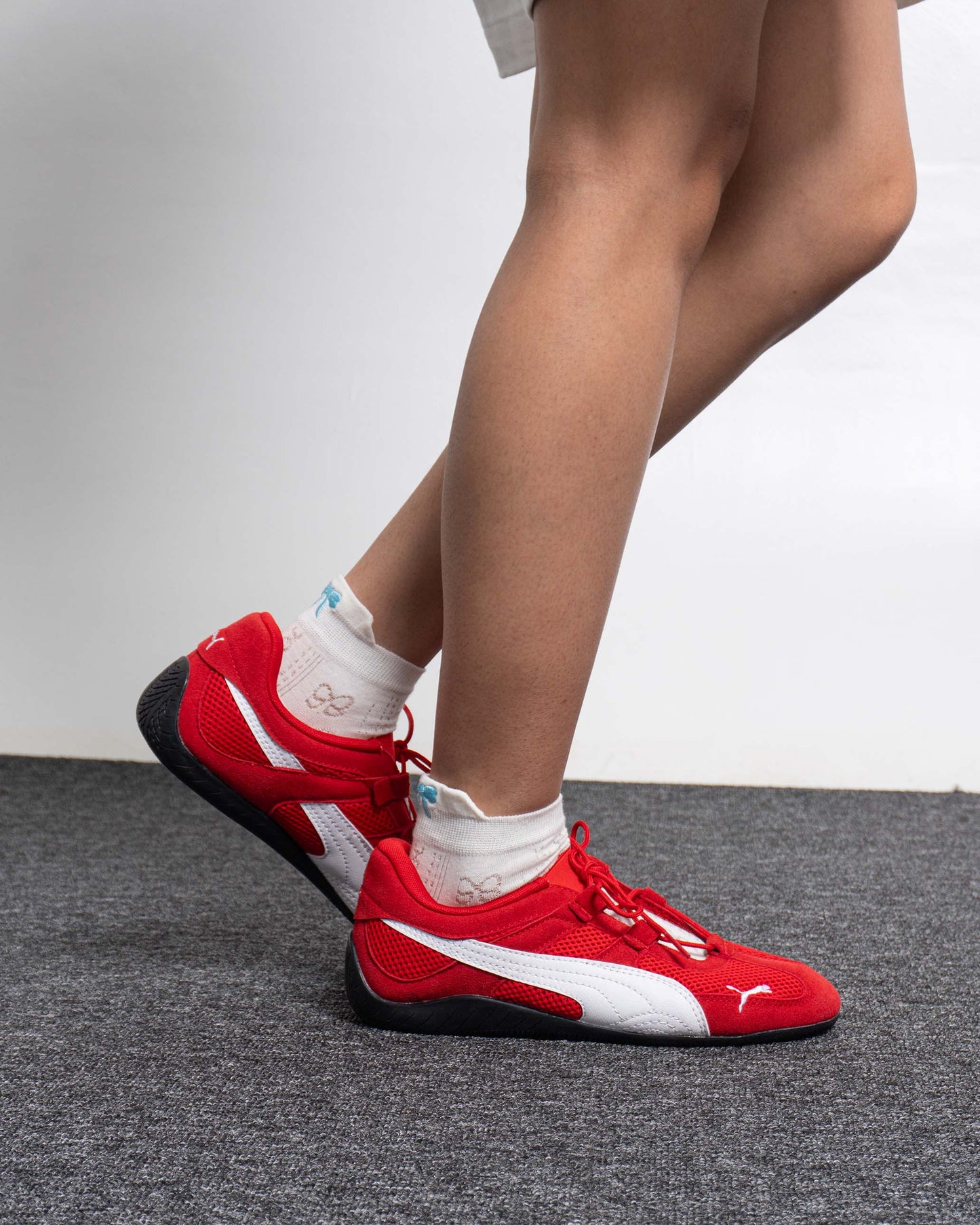 Sepatu Sneakers Wanita Casual Puma Speedcat Go Red  (Women's)