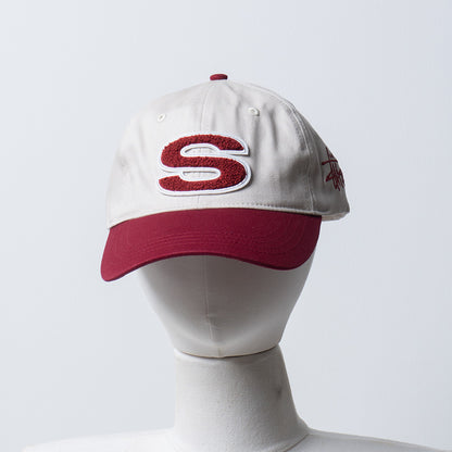 Topi Casual Low Pro Cap Casual Stussy Chenille S Low Pro Cap White/Red