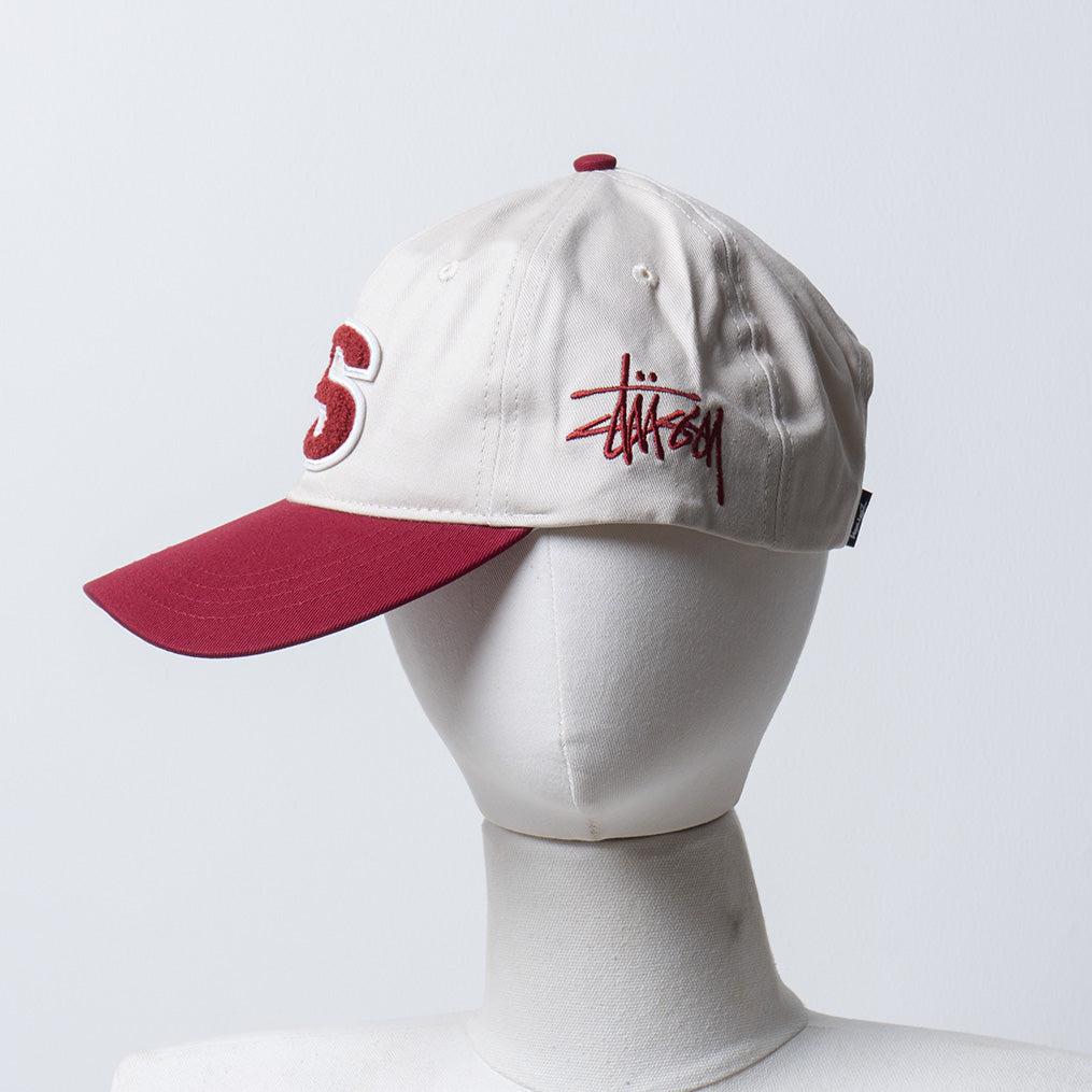 Topi Casual Low Pro Cap Casual Stussy Chenille S Low Pro Cap White/Red