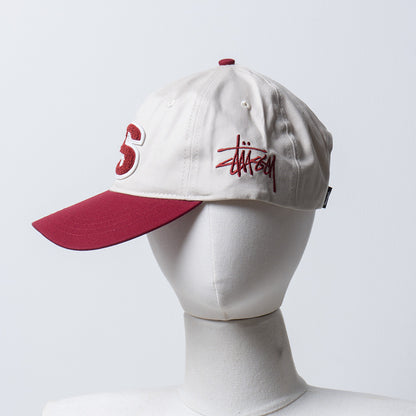 Topi Casual Low Pro Cap Casual Stussy Chenille S Low Pro Cap White/Red