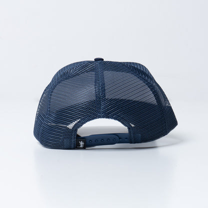Stussy S Crown Trucker Cap Navy Red