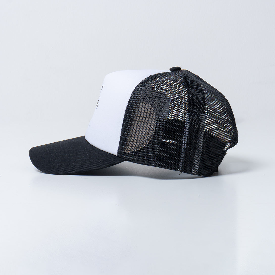 Stussy Crown Stock Trucker Cap Black