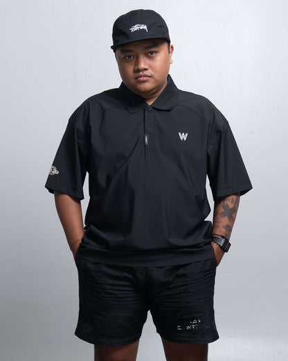 Ripstop N/SP Yokocollar T-Shirt Black