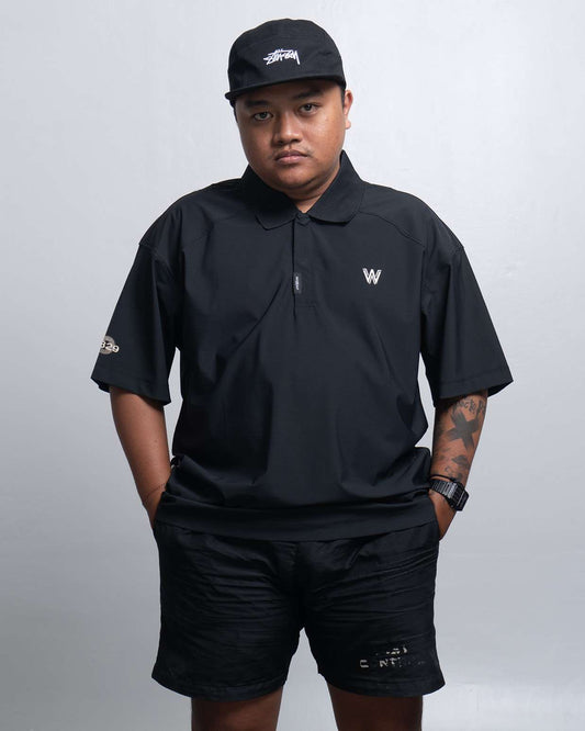 Ripstop N/SP Yokocollar T-Shirt Black