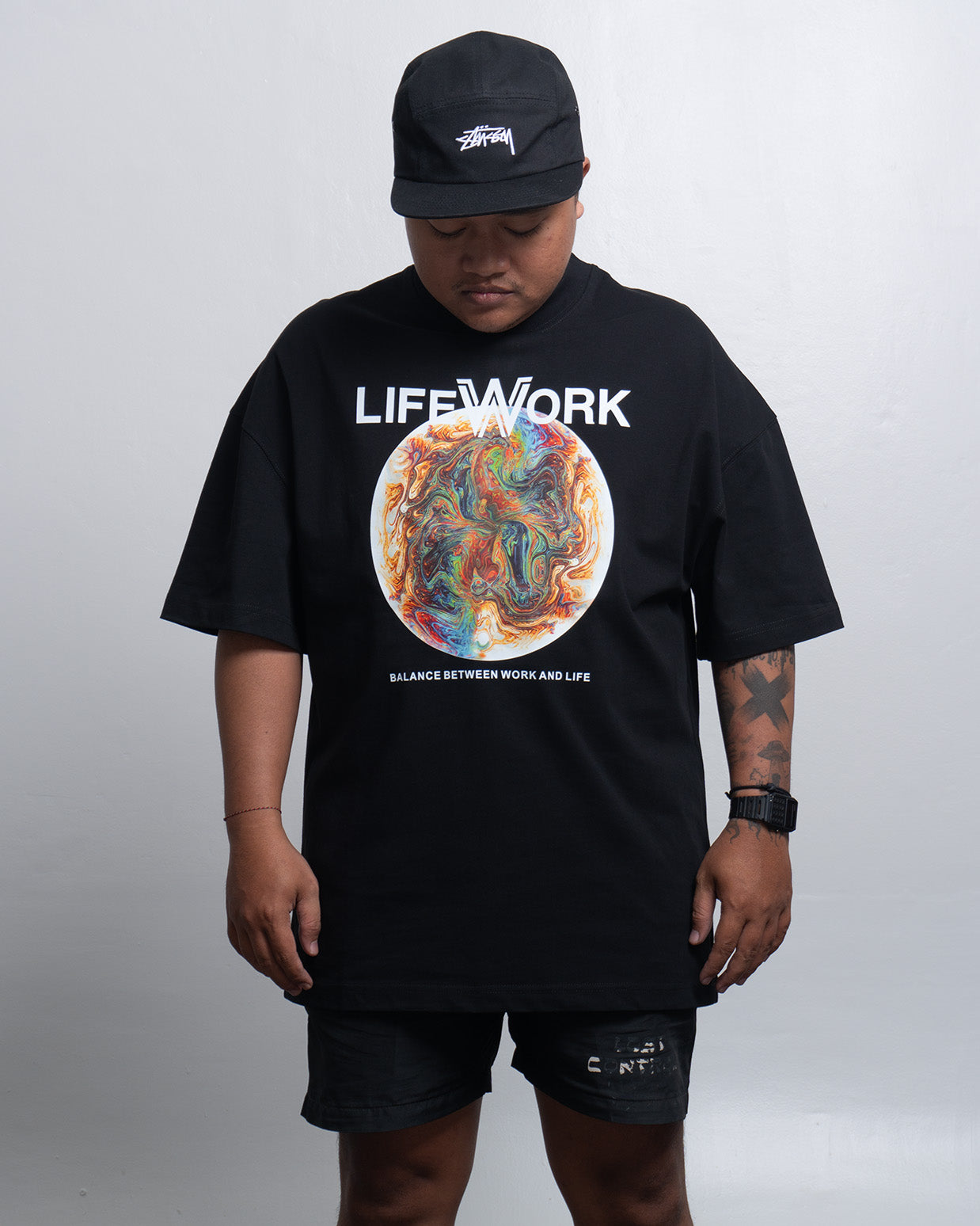 Lifework Planet Logo Short-Sleeved T-Shirt