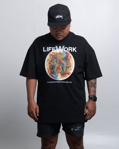Lifework Planet Logo Short-Sleeved T-Shirt