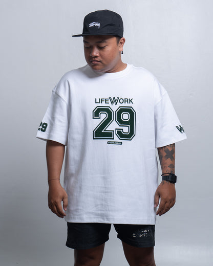 Numbering One Mile Short Sleeve T-Shirt White