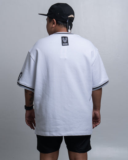 Unit Numbering V-Neck T-Shirt White