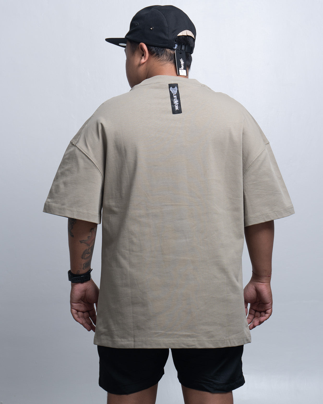 Lifework Hiphop Dog In Khaki Tee