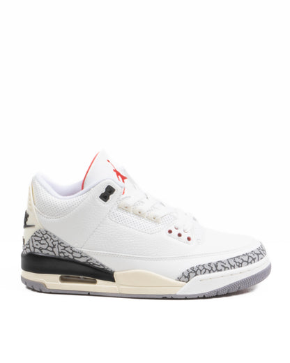 Jordan 3 Retro White Cement Reimagined Summit White/Fire Red/Black/Cement Grey 009114167A