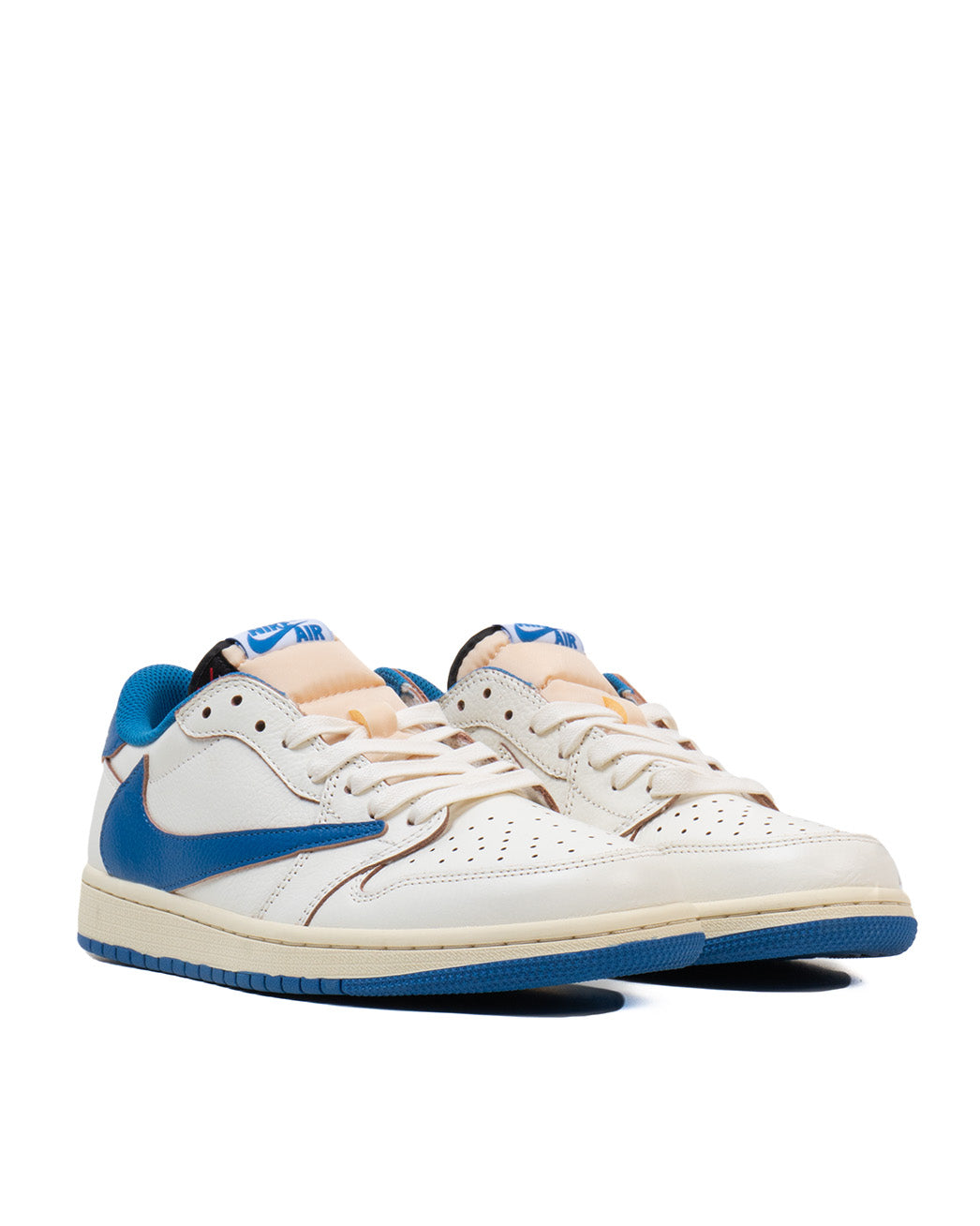 Jordan 1 Retro Low OG SP Fragment x Travis Scott Sail Military Blue