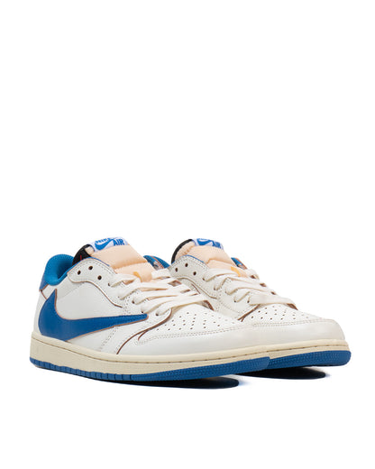 Jordan 1 Retro Low OG SP Fragment x Travis Scott Sail Military Blue