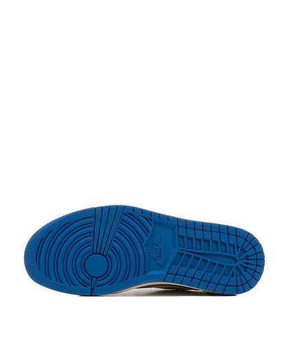 Jordan 1 Retro Low OG SP Fragment x Travis Scott Sail Military Blue