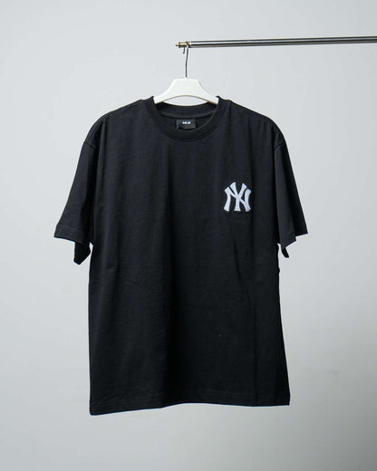 MLB New York Yankes Bordir Logo Black Tee