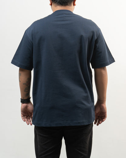 New Balance Logo Navy Orange