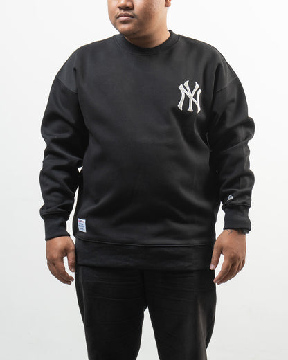 Sweater New Era Grid Logo New York Yankees Black