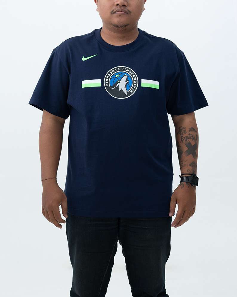 Kaos Nike Minnesota Timberwolves Dry Logo ST Short Sleeve T-Shirt