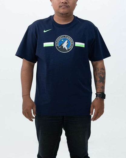 Kaos Nike Minnesota Timberwolves Dry Logo ST Short Sleeve T-Shirt