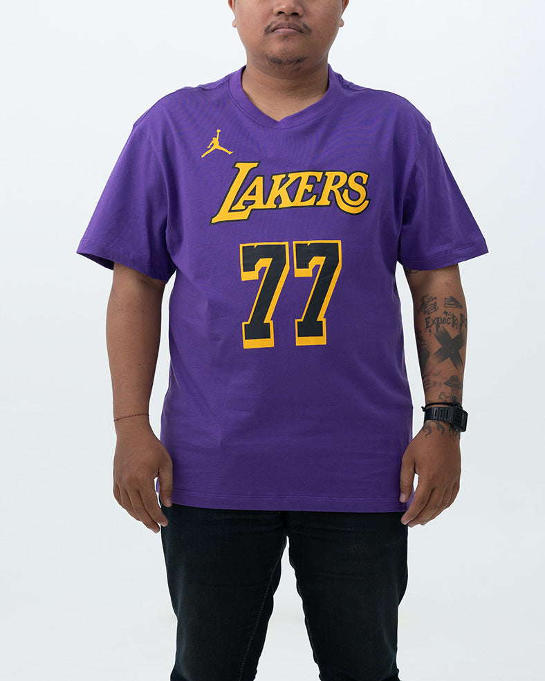 Kaos Jordan Los Angeles Lakers Luka Doncic #77 Purple