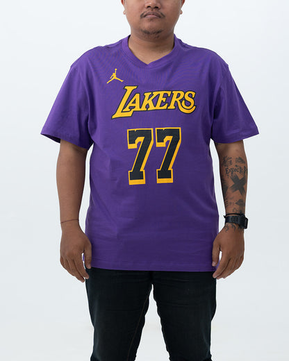 Kaos Jordan Los Angeles Lakers Luka Doncic #77 Purple