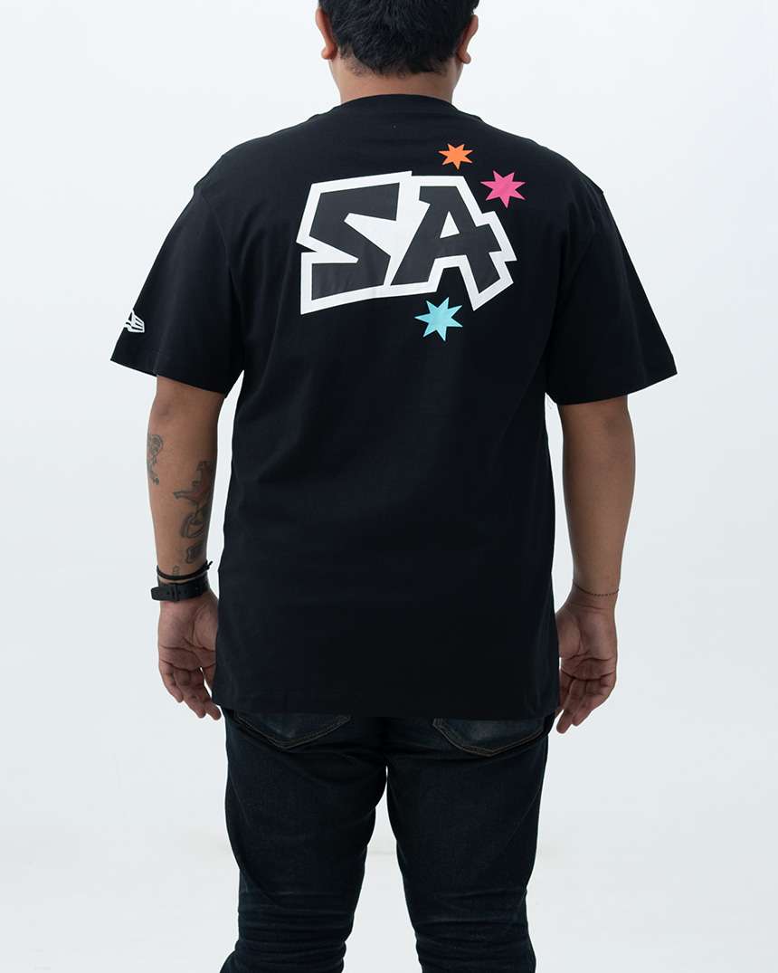 Kaos San Antonio Spurs New Era Black 2022/23 City Edition Brushed Jersey