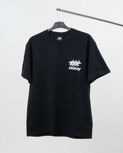 Stussy Surf walk Tee Black 631940091B