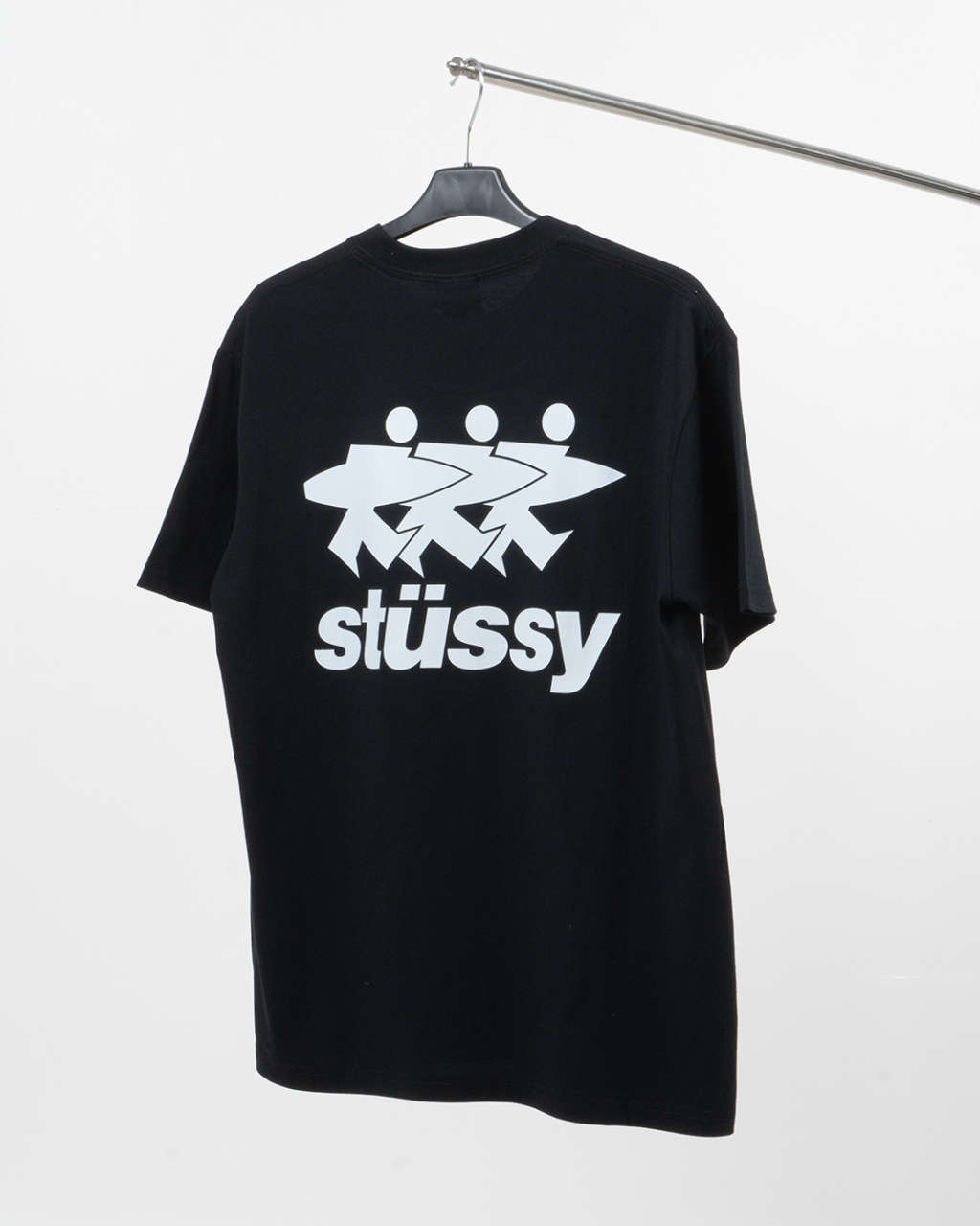 Stussy Surf walk Tee Black 631940091B