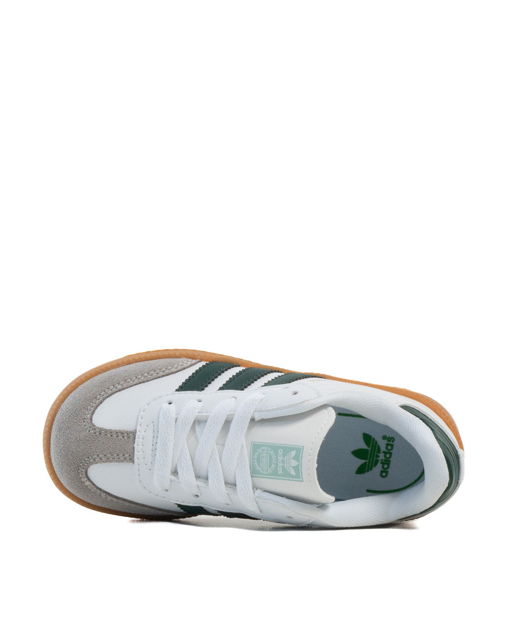 Adidas Samba OG White Collegiate Green Gum Kids