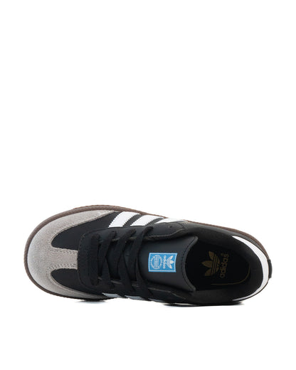 Adidas Samba Kids Black Suede Grey