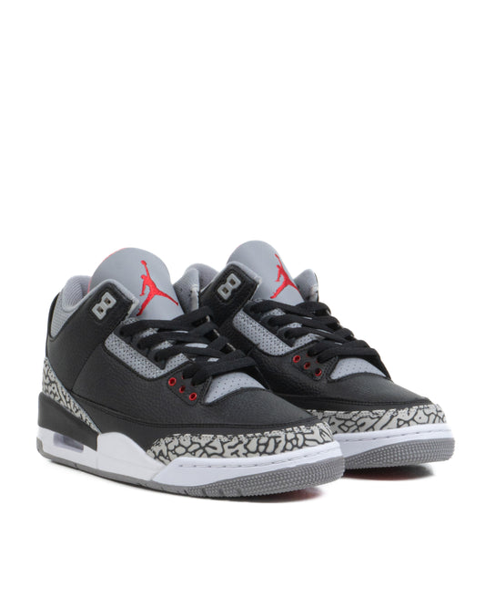 Air Jordan 3 Black Cement Black Fire Red Cement Grey Sail 145730091A