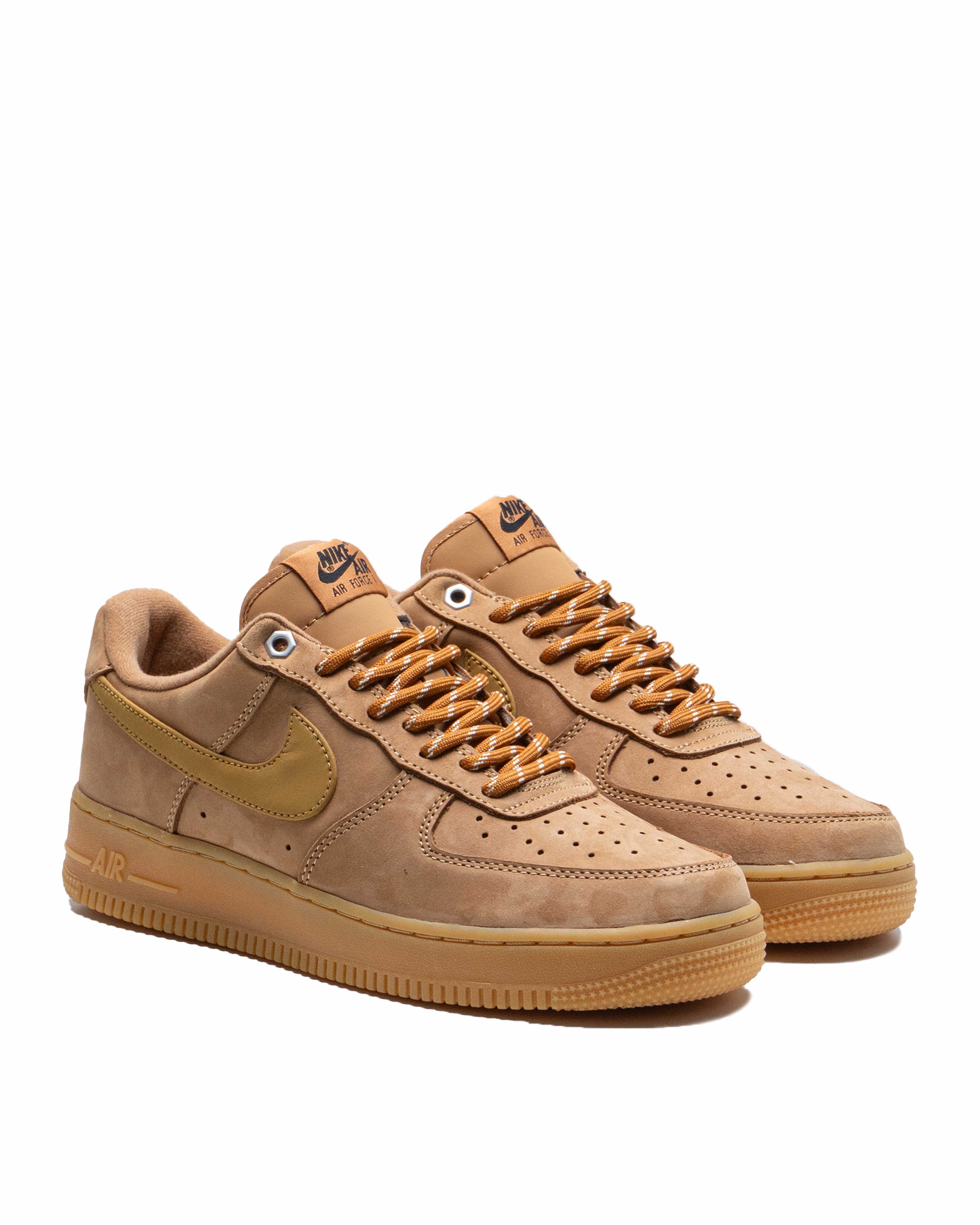 Sepatu Pria Air Force 1 Low Flax Gum Light Brown Black Wheat 14080 40