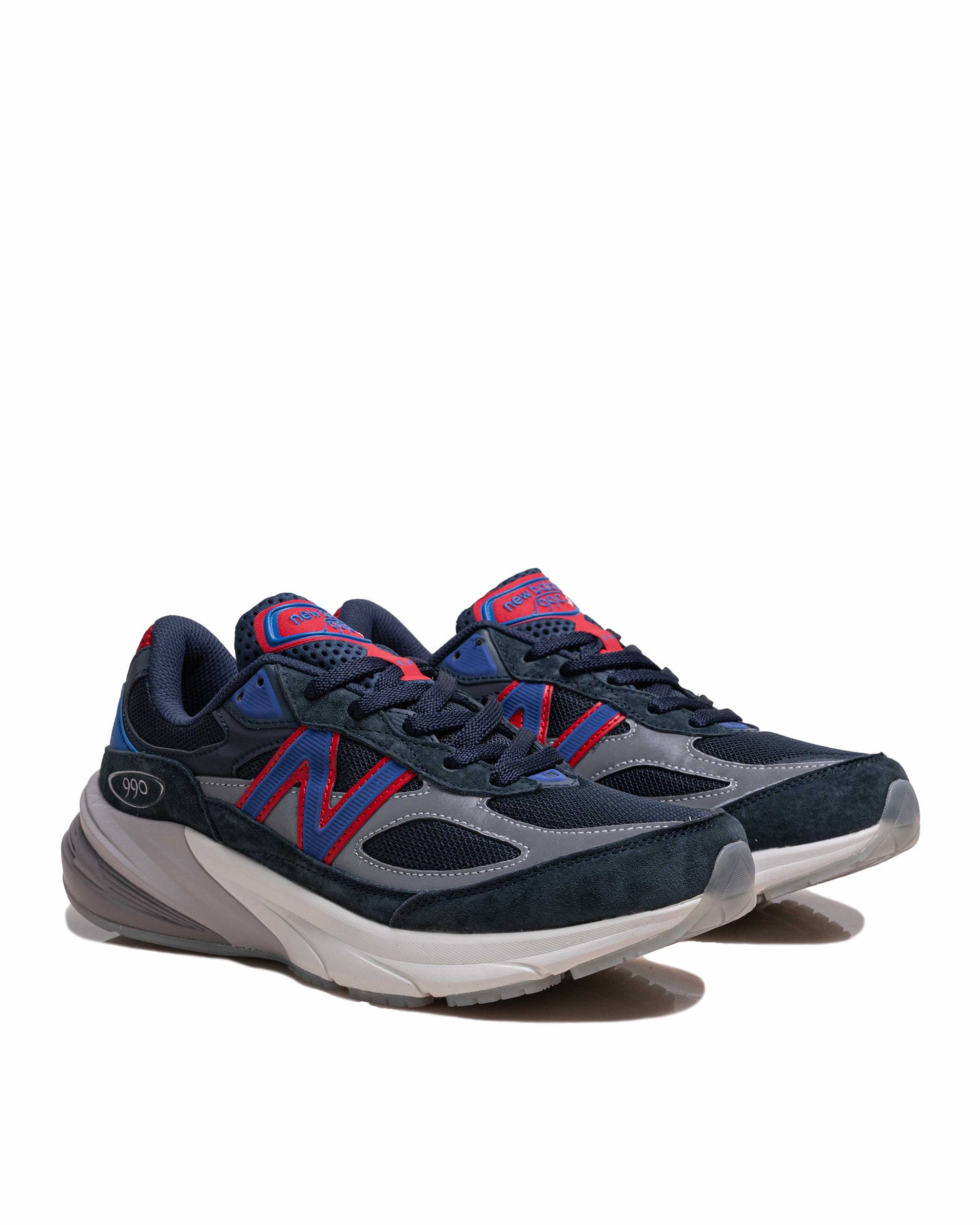 Sepatu Pria Kith x New Balance 990v6 MSG Navy - Navy Blue Red - 14296