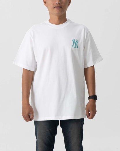 Baju Kaos MLB Like Galaxy Graphic T-Shirt White
