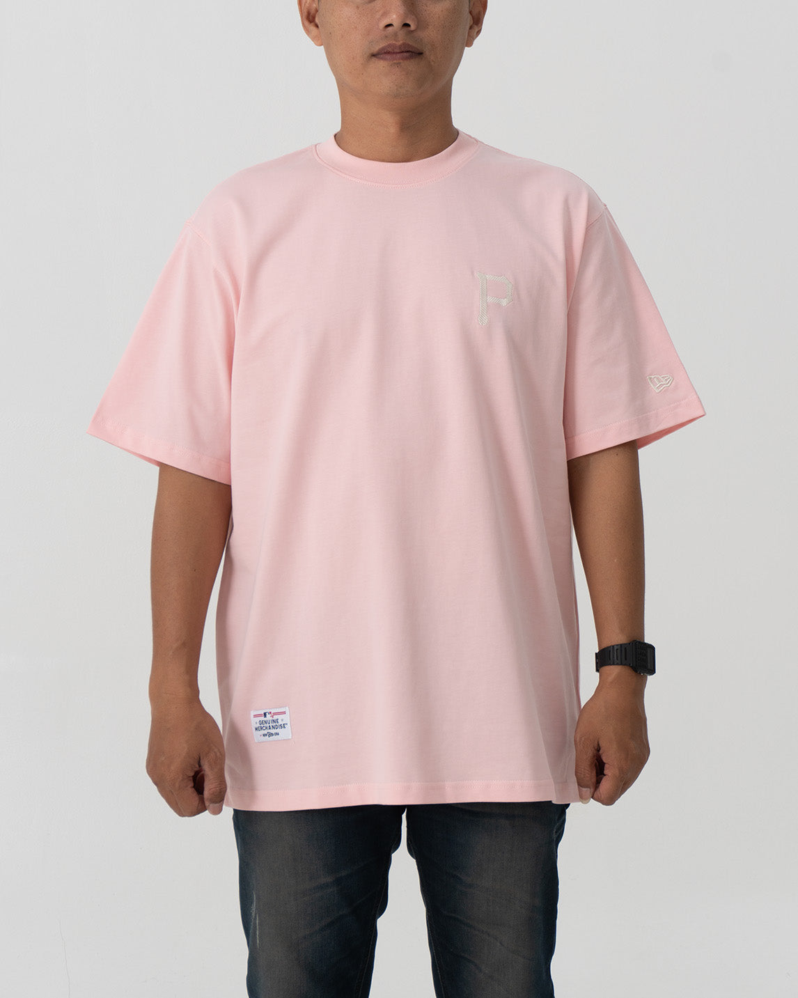 New Era x MLB Base Logo T-Shirt  Pink