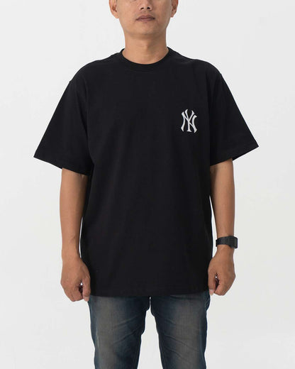 Baju Kaos MLB NY Yankees Mega Logo Tee Black