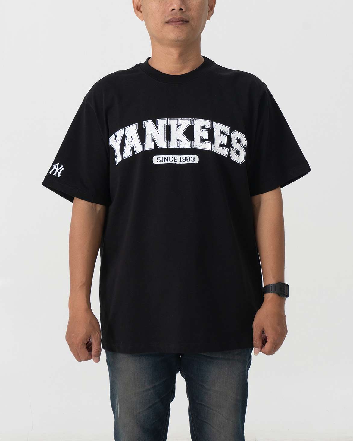 Baju Kaos MLB New York Yankees T-shirt Black