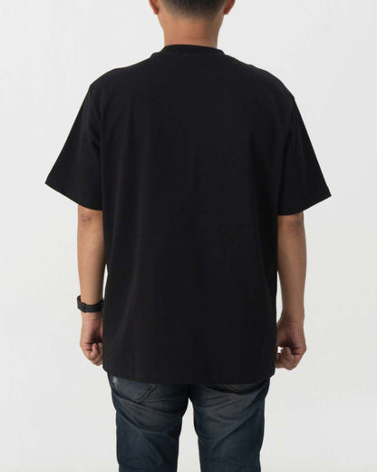 Baju Kaos Block Sport Pigment Dyed Tee Black