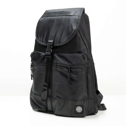 Tas Ransel Backpack Stone Island Black