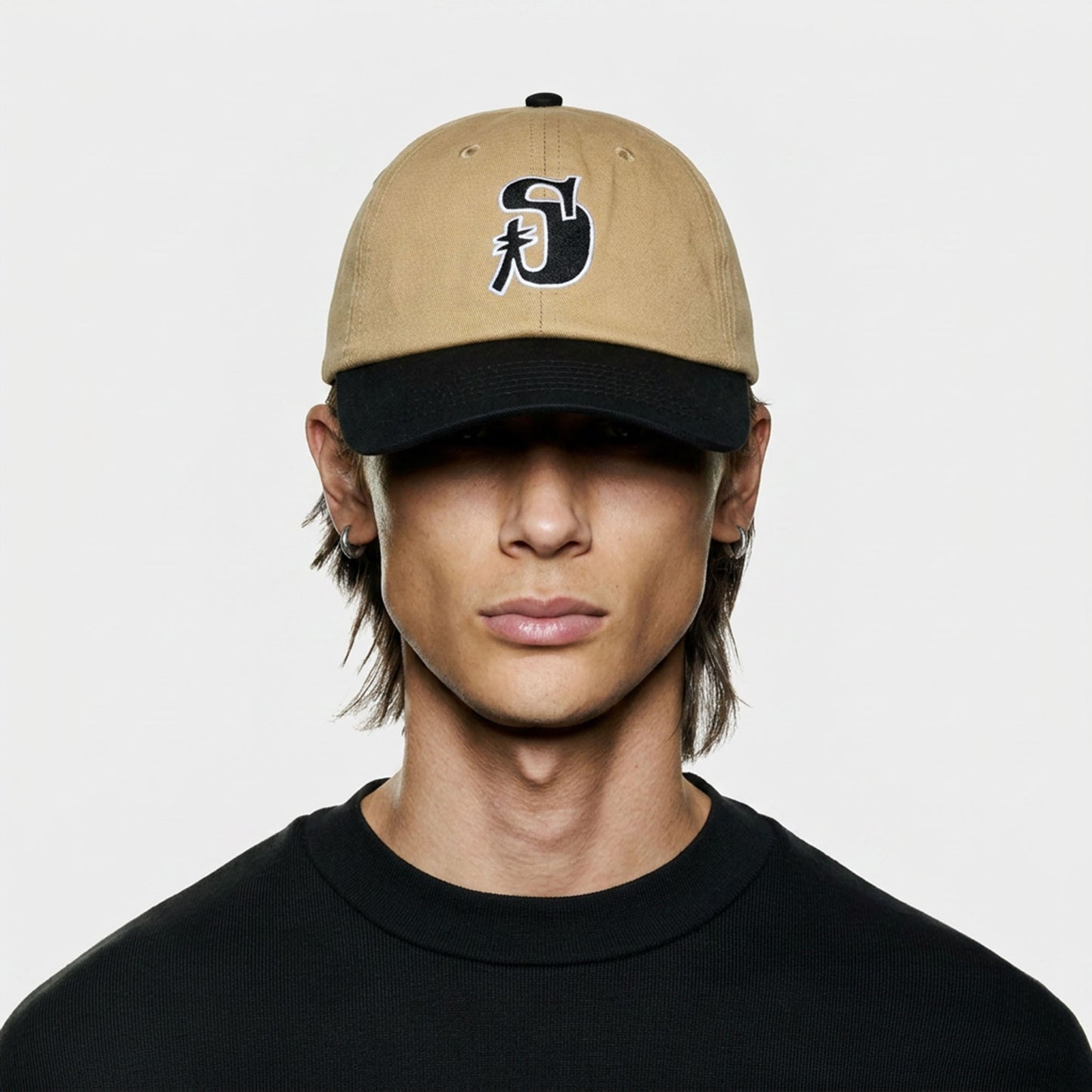 Cap Pria Stussy Vintage S Low Pro Cap Forest Beige/Black