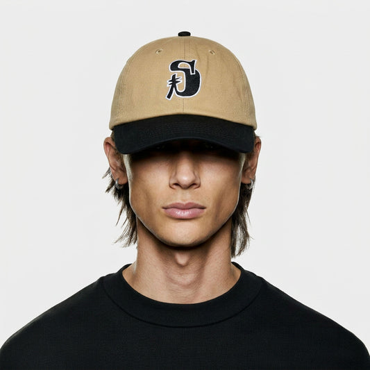 Cap Pria Stussy Vintage S Low Pro Cap Forest Beige/Black