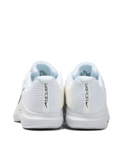 Sepatu Padel Dan Tennis Nike Court Air Zoom Vapor 12 HC WHite Summit White Black