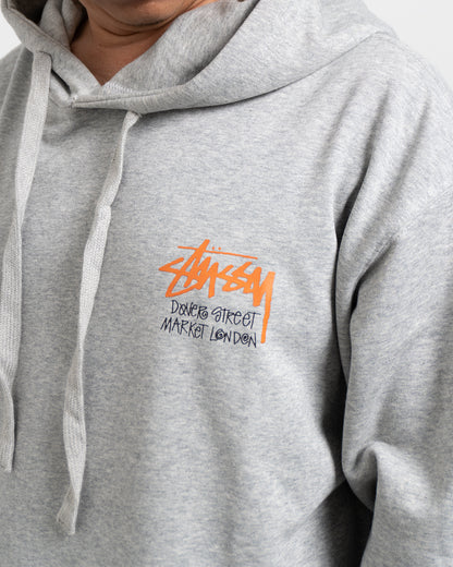 Hoodie Stussy x D.S.M London Zip Up Hoodie Grey Orange - 62961