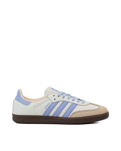 Sepatu Sneakers Wanita Adidas Samba OG Cream White Violet