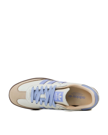Sepatu Sneakers Wanita Adidas Samba OG Cream White Violet